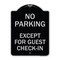 Signmission Parking Reserved for Guests Only Heavy-Gauge Aluminum Architectural Sign, 24" x 18", BS-1824-23386 A-DES-BS-1824-23386 - alternate 1